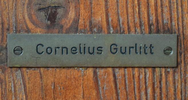 La placa del piso de Gurlitt, en Salzburgo.