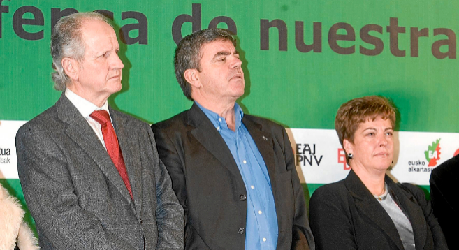 Juan Mari Atutxa, Gorka Knrr y Kontxi Bilbao.