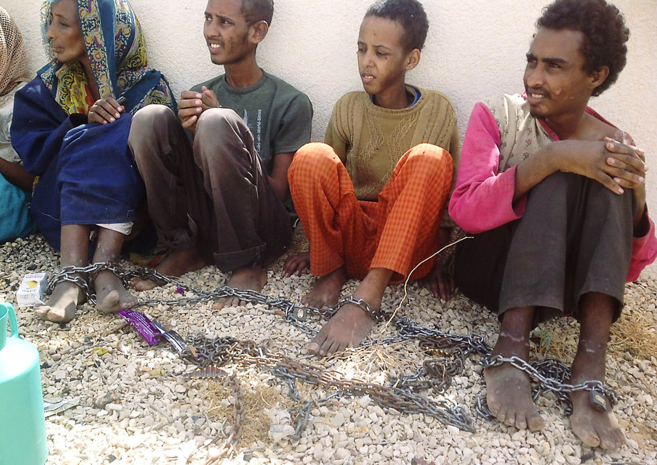 Refugiados eritreos, secuestrados y retenidos en el noreste del...