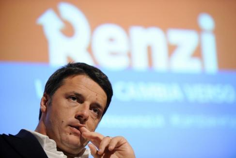 El secretario general del Partido Demcrata italiano, Matteo Renzi,...