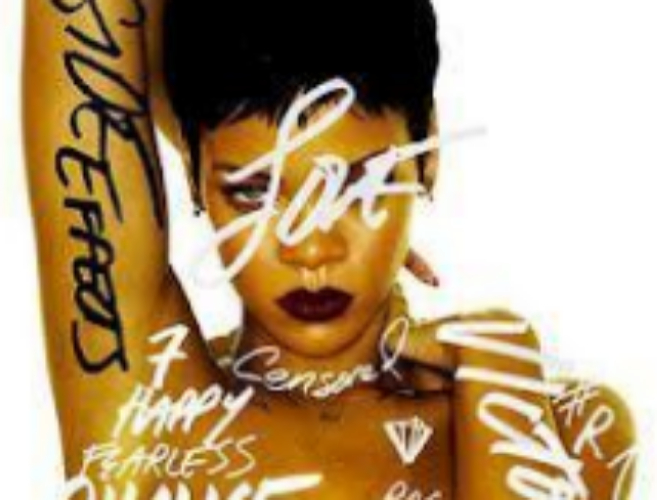 Cartula del disco 'Unapologestic' de Rihanna.