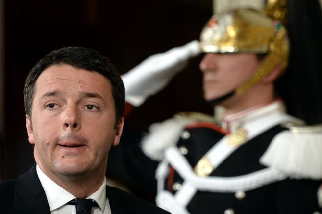 El lder de centro-izquierda, Matteo Renzi.