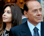 Lario y Berlusconi, en una imagen de archivo.