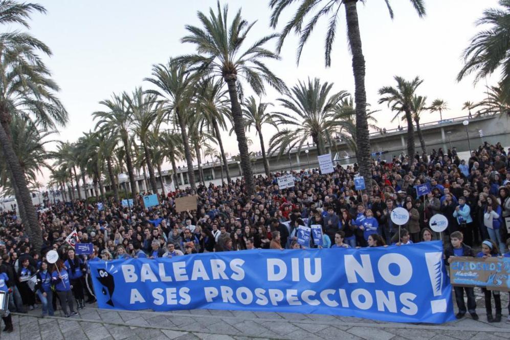 Manifestacin en Palma.