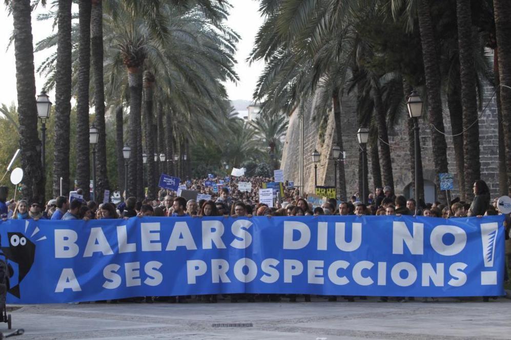 Manifestacin en Palma.