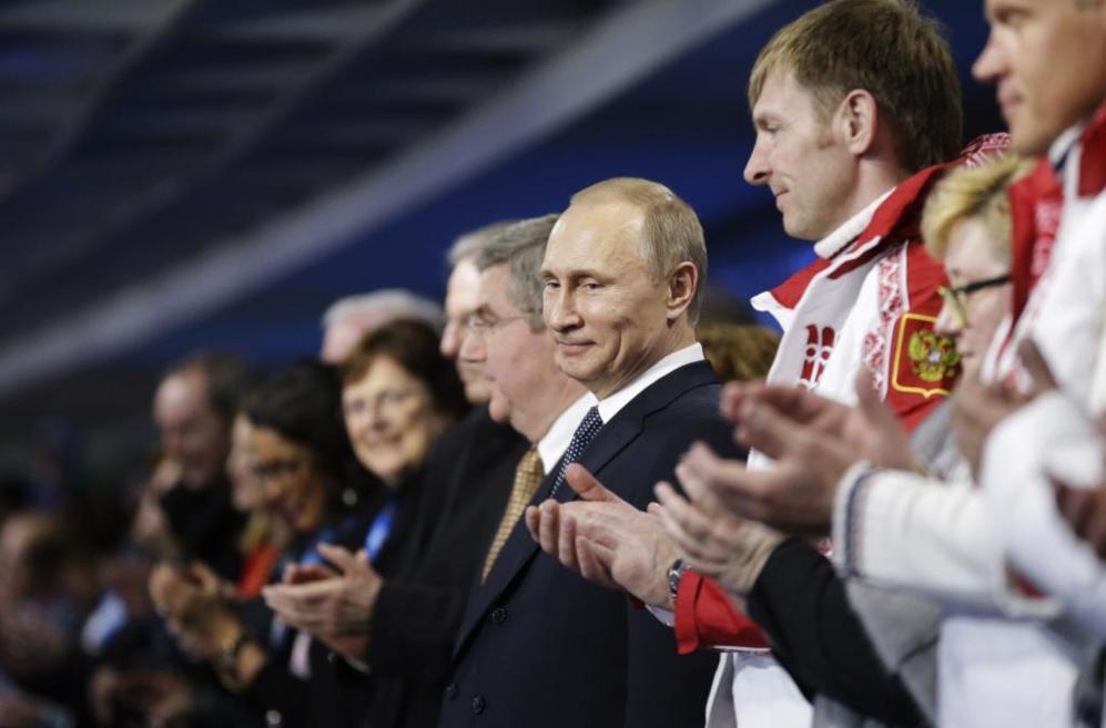 Vladimir Putin, encantado con 'sus' Juegos.