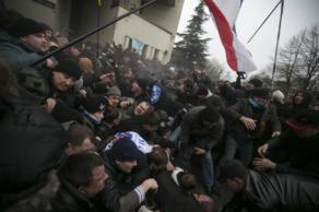 Enfrentamientos en Crimea.