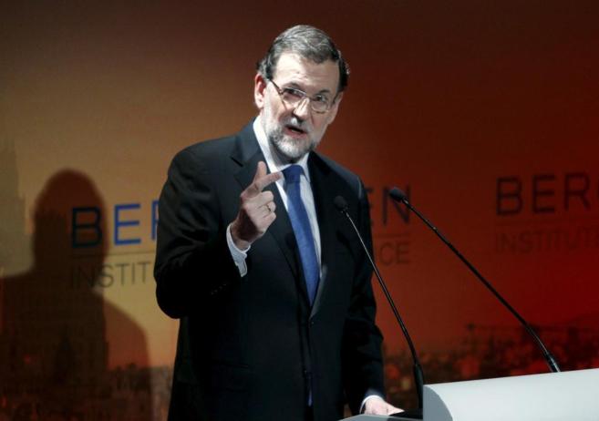 Mariano Rajoy, en el Foro Berggruen.