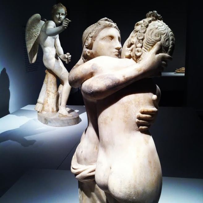 Escultura de 'Eros y Psique' del siglo II d.C.