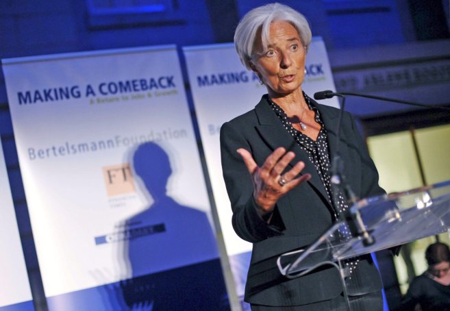 La directora del Fondo Monetario Internacional (FMI), Christine...