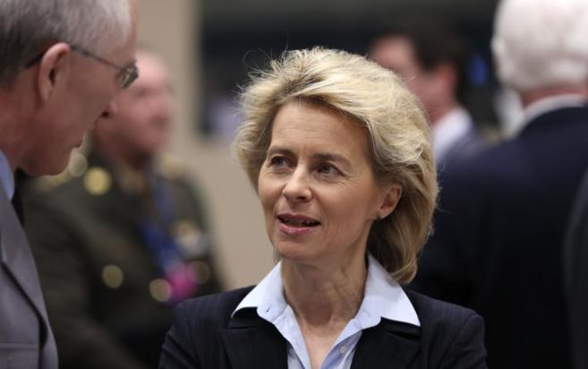La ministra de Defensa del Gobierno alemn, Ursula von der Leyen.