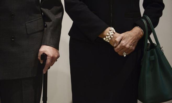 Don Juan Carlos y la directora del FMI, en la inauguracin del Foro...