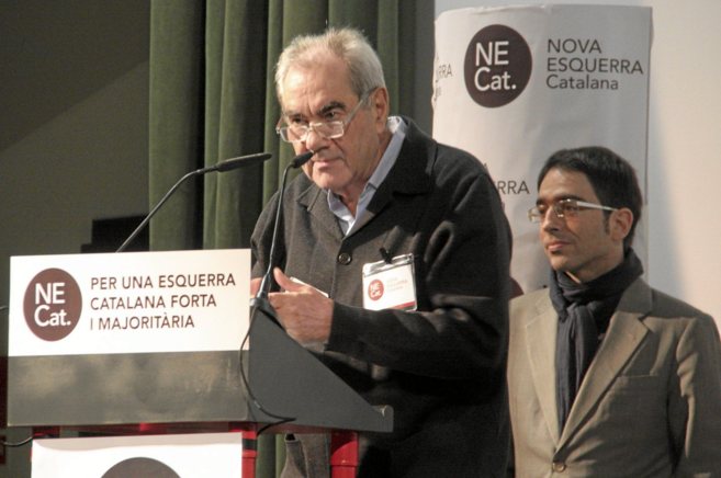 Ernest Maragall durante la constitucin de Nova Esquerra Catalana.