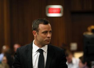 Oscar Pistorius, durante el juicio.