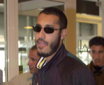 Saadi al Gadafi en el aeropuerto de Mallorca en el ao 2000.