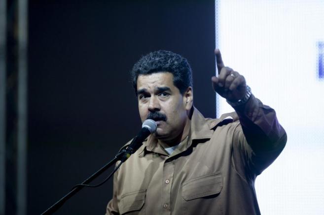 Nicols Maduro, pronuncia un discurso.