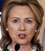 Hillary Clinton, ex secretario de Estado y posible candidata para las...