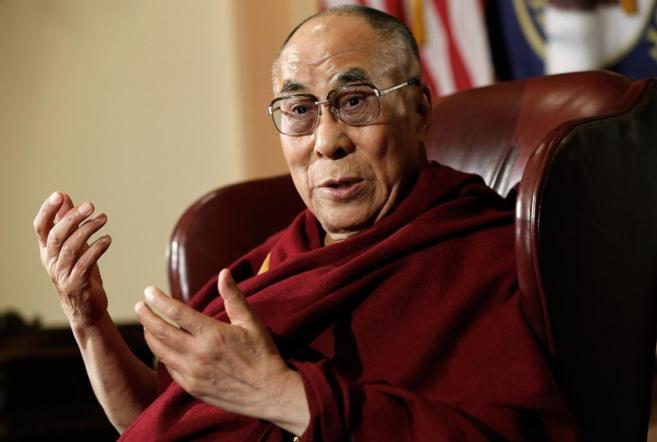 El Dalai lama, durante una reciente visita al Capitolio, en...