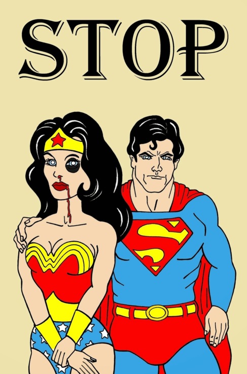 Superman y Superwoman, cierran la serie 'No más violencia contra las...