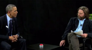 Obama, durante la entrevista con Zach Galifianakis.