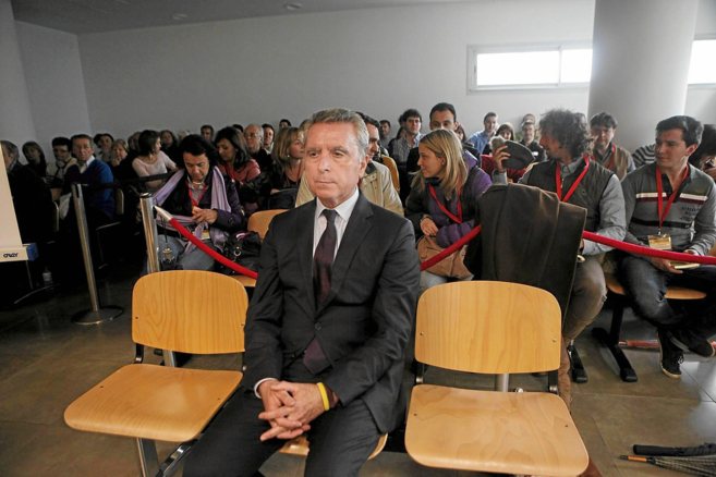 Jos Ortega Cano, durante la celebracin del juicio por el accidente...