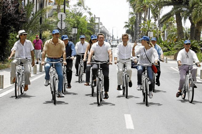 Inauguracin oficial del servicio de bicicletas pblicas de...