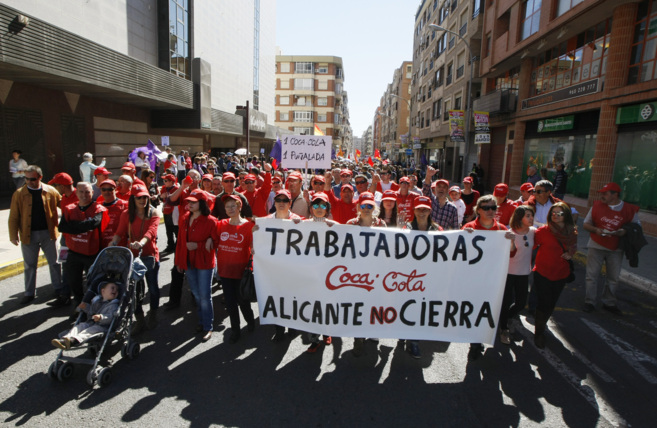 Manifestacin en Alicante durante la huelga general llevada a cabo...