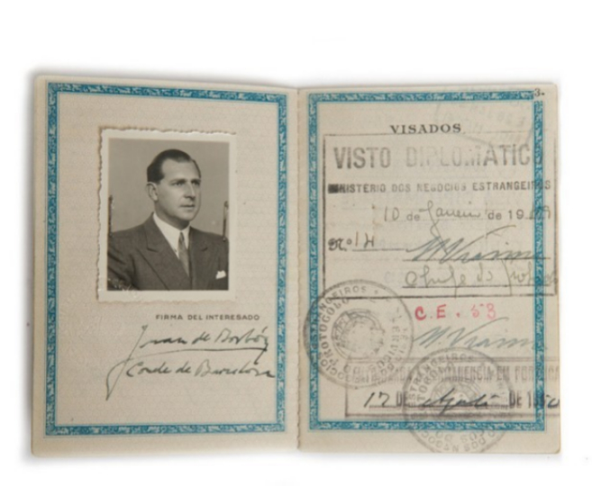 El pasaporte diplomtico de Don Juan de Born
