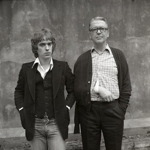 Martin y Kingsley Amis en Londres, en 1979.