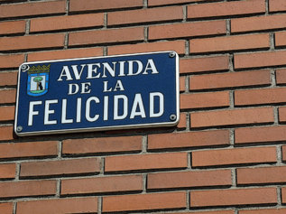La Avenida de la Felicidad, en Madrid.