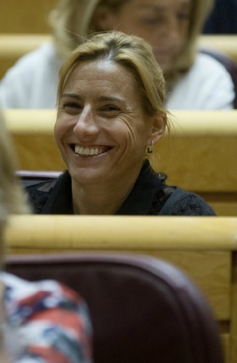 Marta Domnguez, en un pleno del Senado.