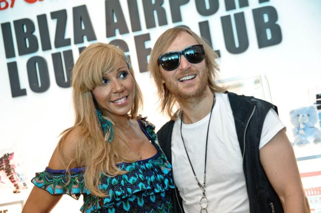 David Guetta y su mujer, la senegalesa Catherine Lob.