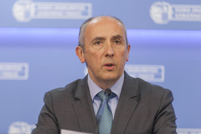 El portavoz del Gobierno vasco, Josu Erkoreka, tras el Consejo de...
