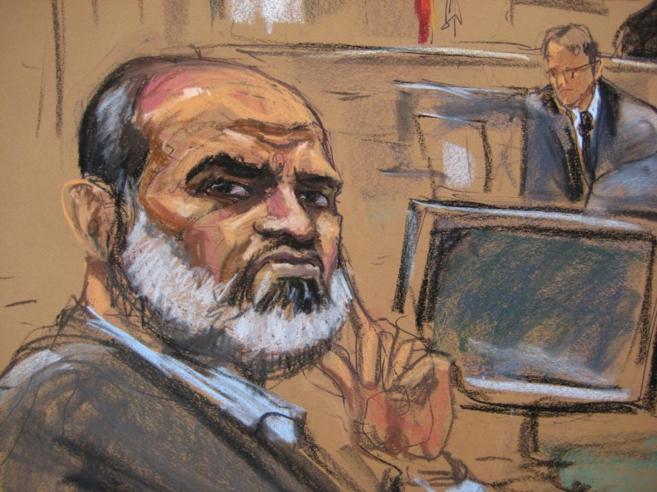 Suleiman Abu Ghaith, durante el juicio.