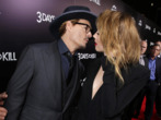 El actor Johnny Deep y su prometida, Amber Heard, en el ltimo...