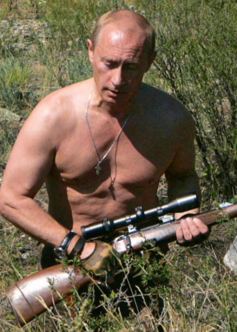 Putin, en una de sus famosas fotos como cazador.