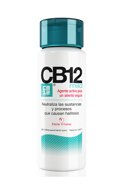 2. 'CB12 Mild', de Omega Pharma (14, 85 ). Colutorio en spray...