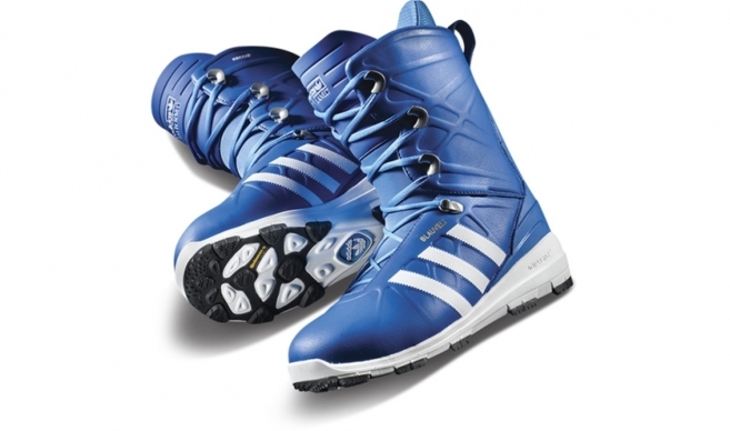 Unas botas de nieve de Adidas fabricadas con este material, ms...