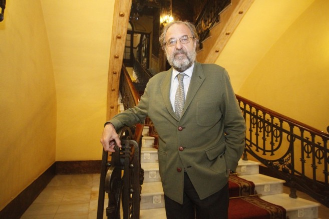 Alejandro Izuzquiza, ayer, durante su estancia en Castelln.