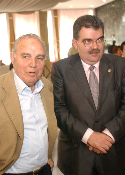 Bautista Soler, junto a su hijo Juan Soler.