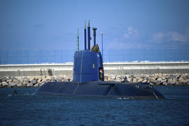 Un submarino nuclear israel.