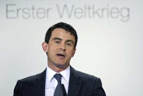 El primer ministro francs, Manuel Valls, en Berln.