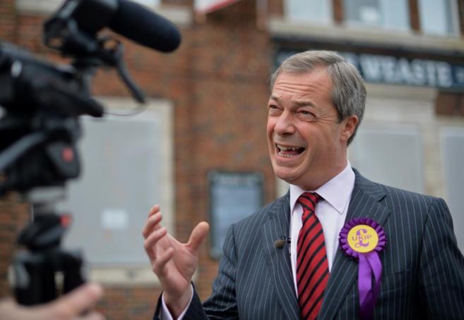 El lder y eurodiputado del Ukip, Nigel Farage.