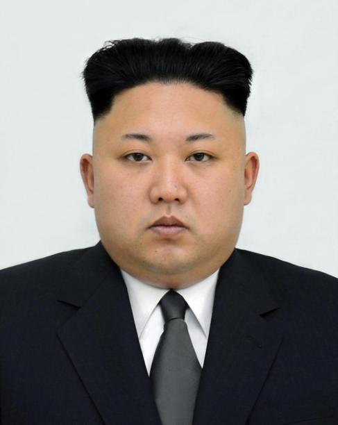 Retrato del dictador norcoreano Kim Jong-un