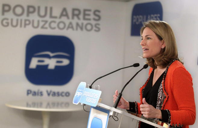 Arantza Quiroga, presidenta del PP.