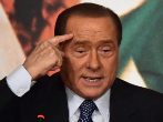 Silvio Berlusconi, durante la presentacin de los candidatos a las...