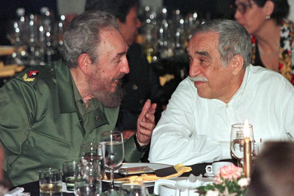 Garca Mrquez junto a Fidel Castro