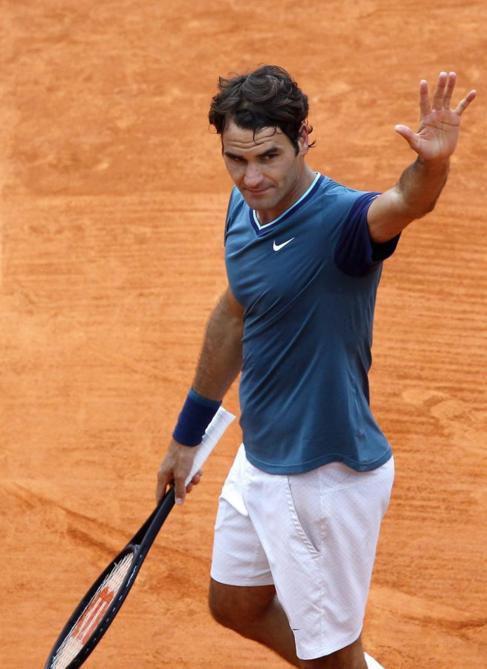 Federer, tras derrotar a Tsonga.