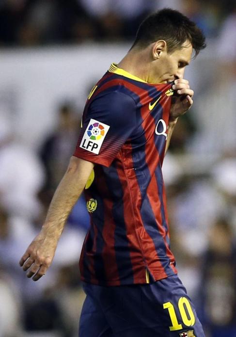 Leo Messi, tras la final de la Copa del Rey.