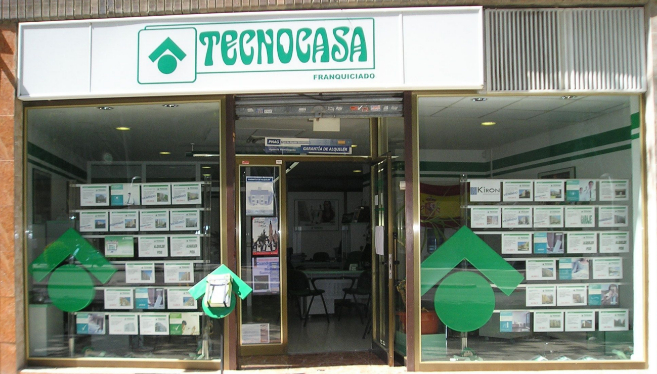Oficina de la firma inmobiliaria situada en Zaragoza.
